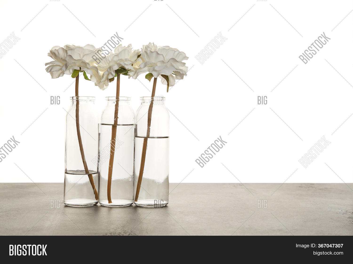 Set Vases Nice Flowers Image & Photo (Free Trial) Bigstock