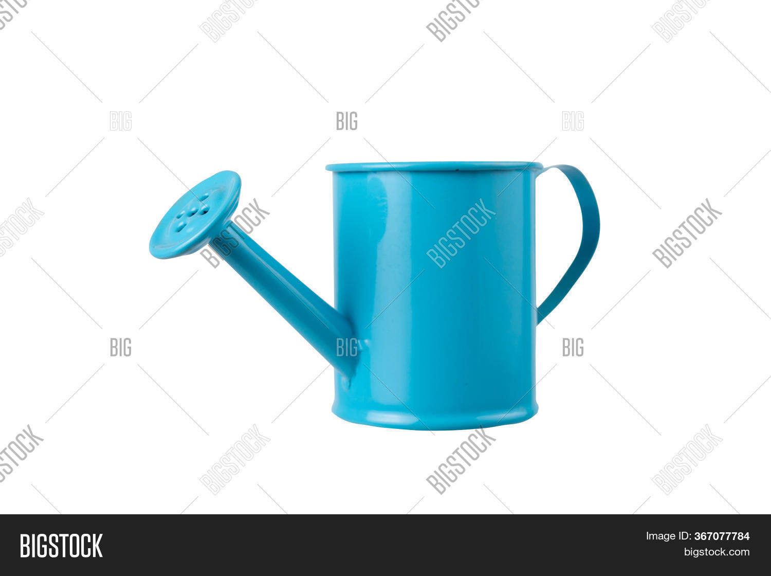 Blue Watering Can Image & Photo (Free Trial) Bigstock