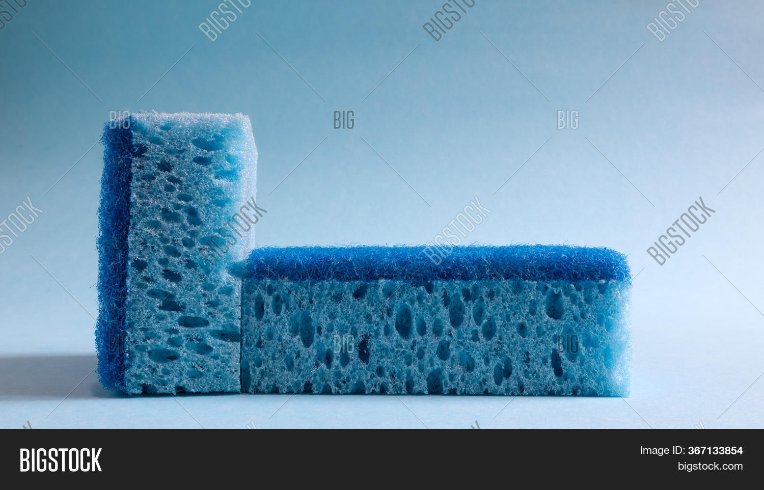 Two Blue Sponges Used Image & Photo (Free Trial) Bigstock