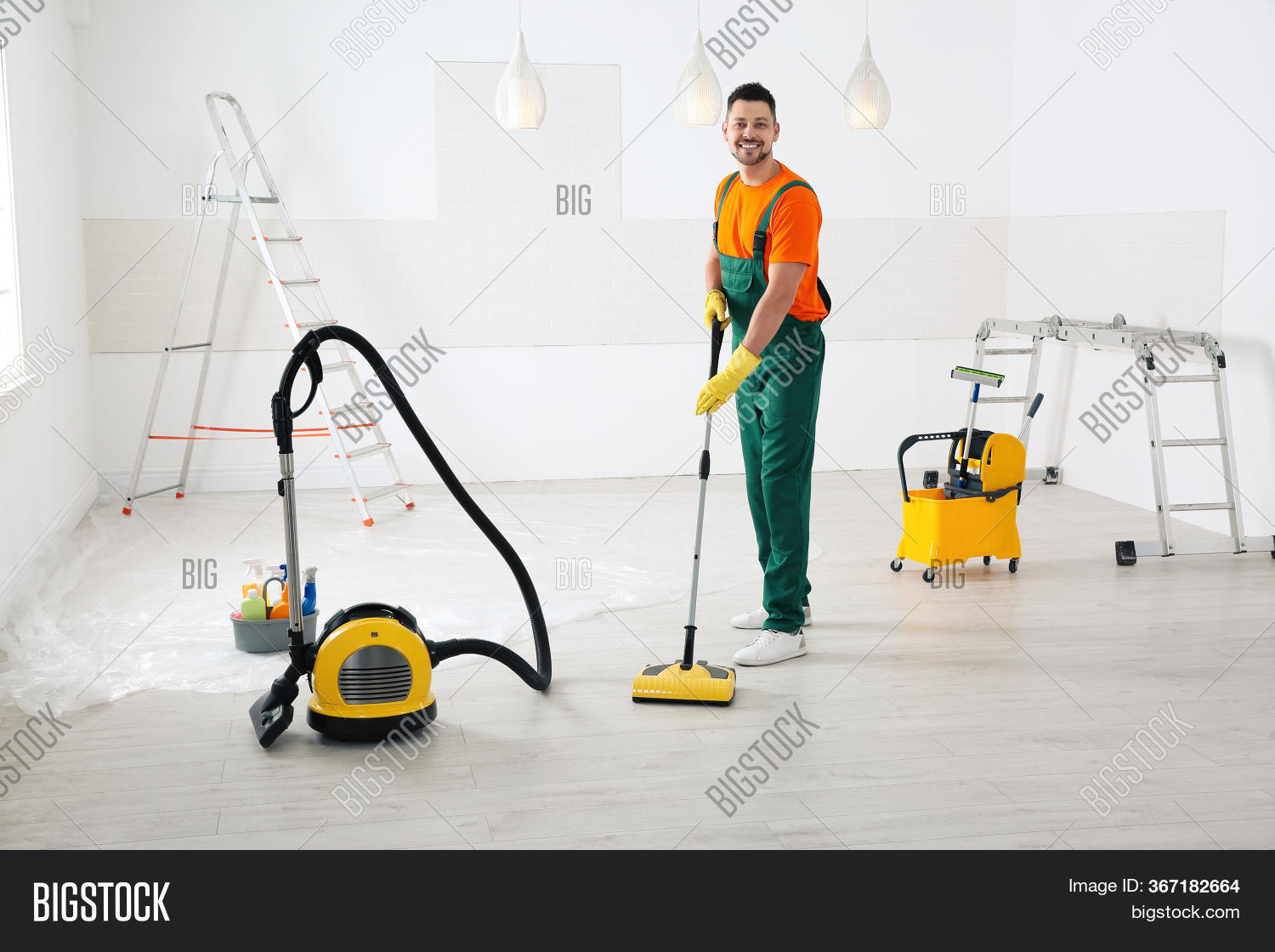 Professional Janitor Image & Photo (Free Trial) Bigstock