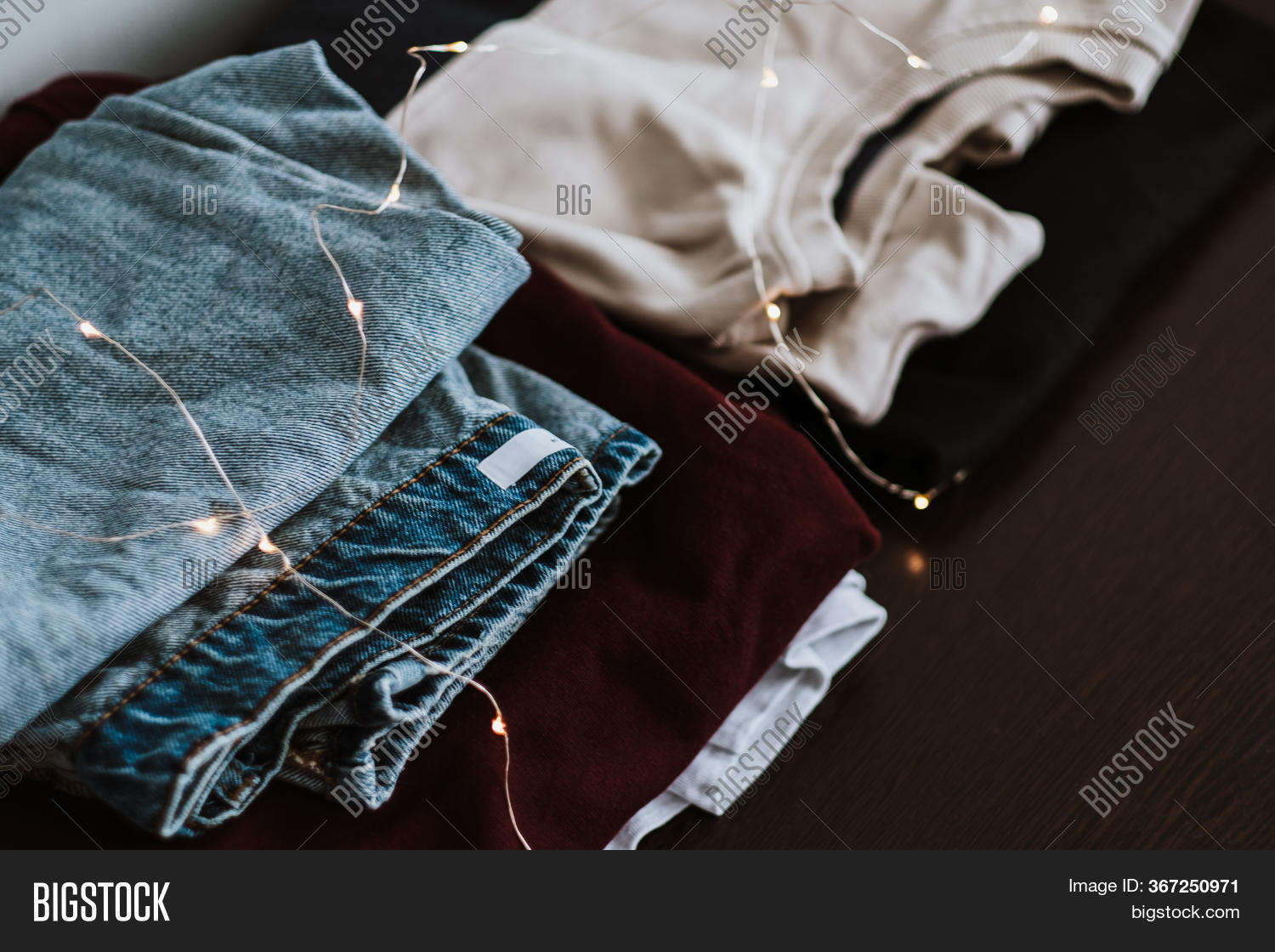 Stack Folded Clothes Image & Photo (Free Trial) | Bigstock