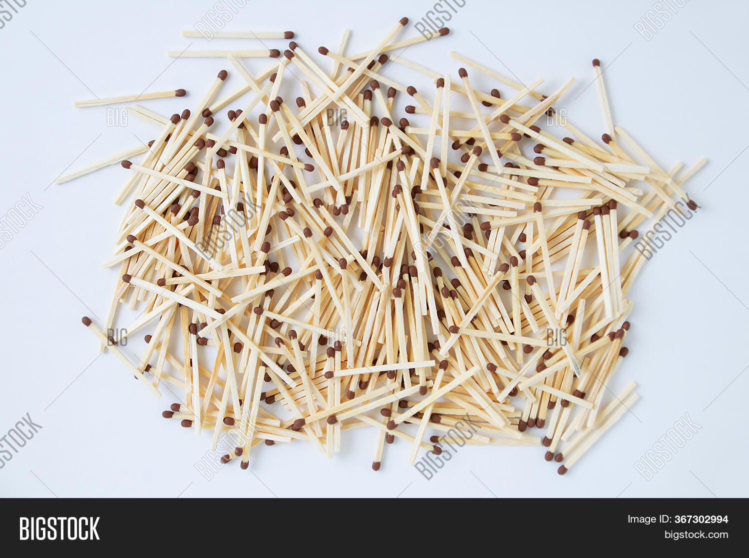 Pile Wooden Matches Image & Photo (Free Trial) Bigstock