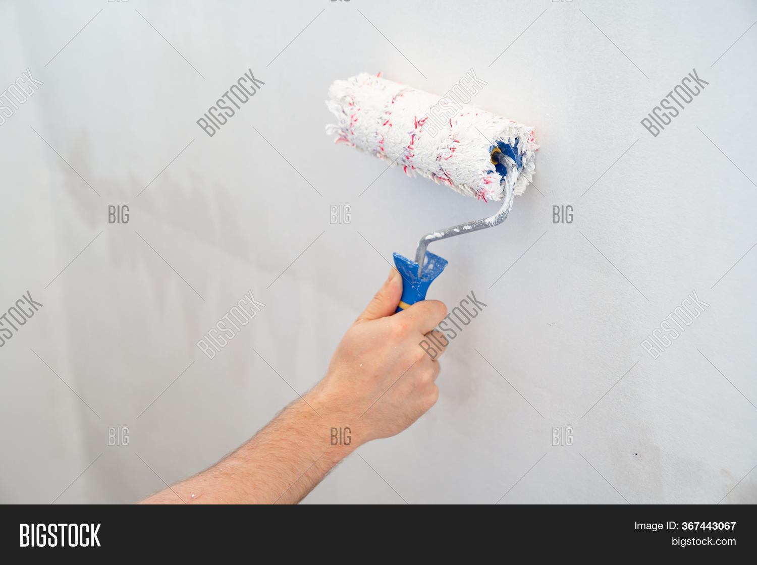 Painting Roller Wall Image & Photo (Free Trial) Bigstock