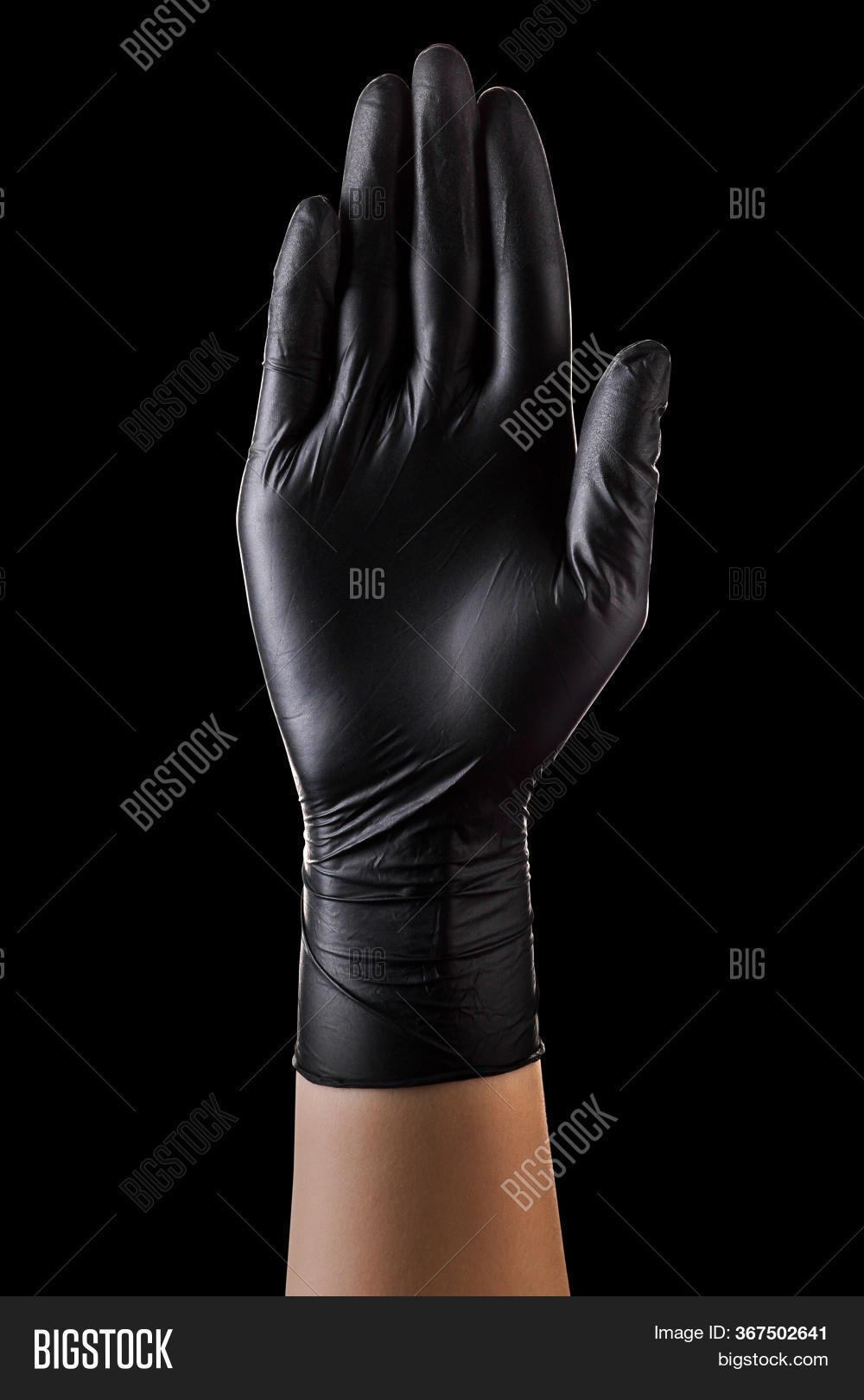 Hand Black Gloves Image & Photo (Free Trial) | Bigstock