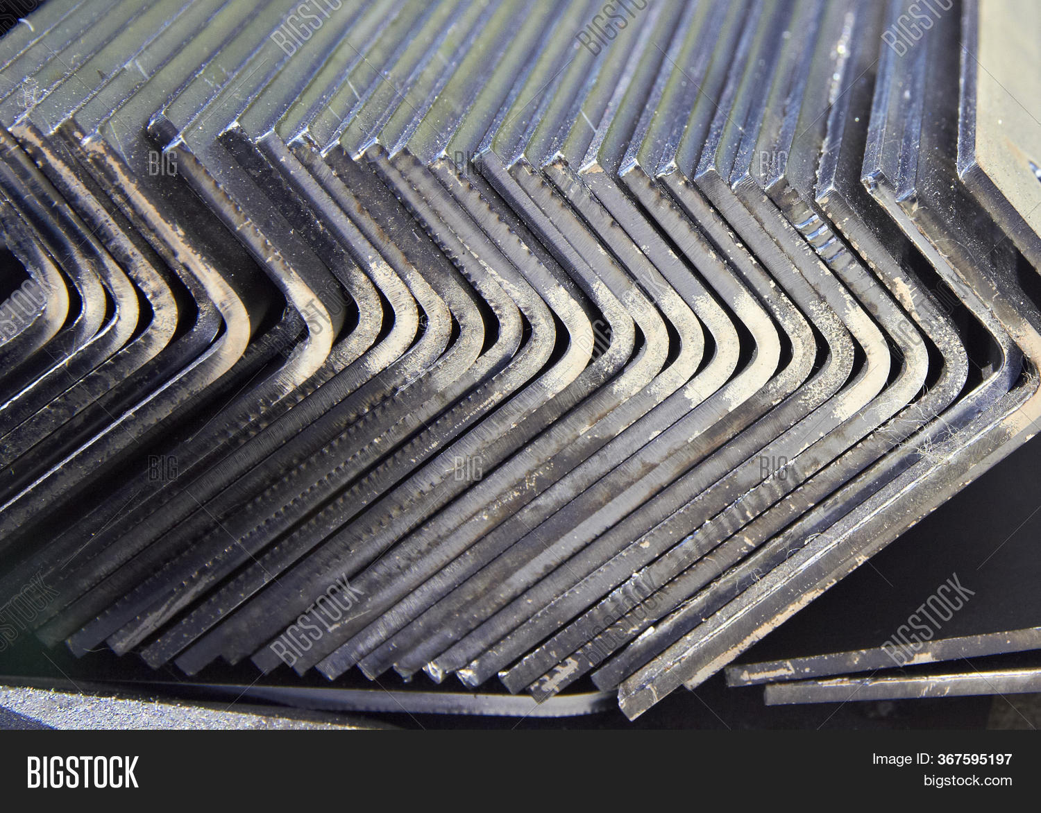 Pack Steel Sheets Bent Image & Photo (Free Trial) Bigstock