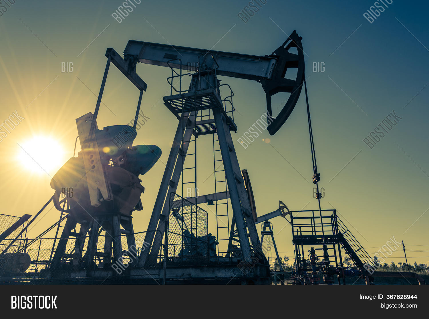 Oil Pump Rig. Oil Gas Image & Photo (Free Trial) Bigstock