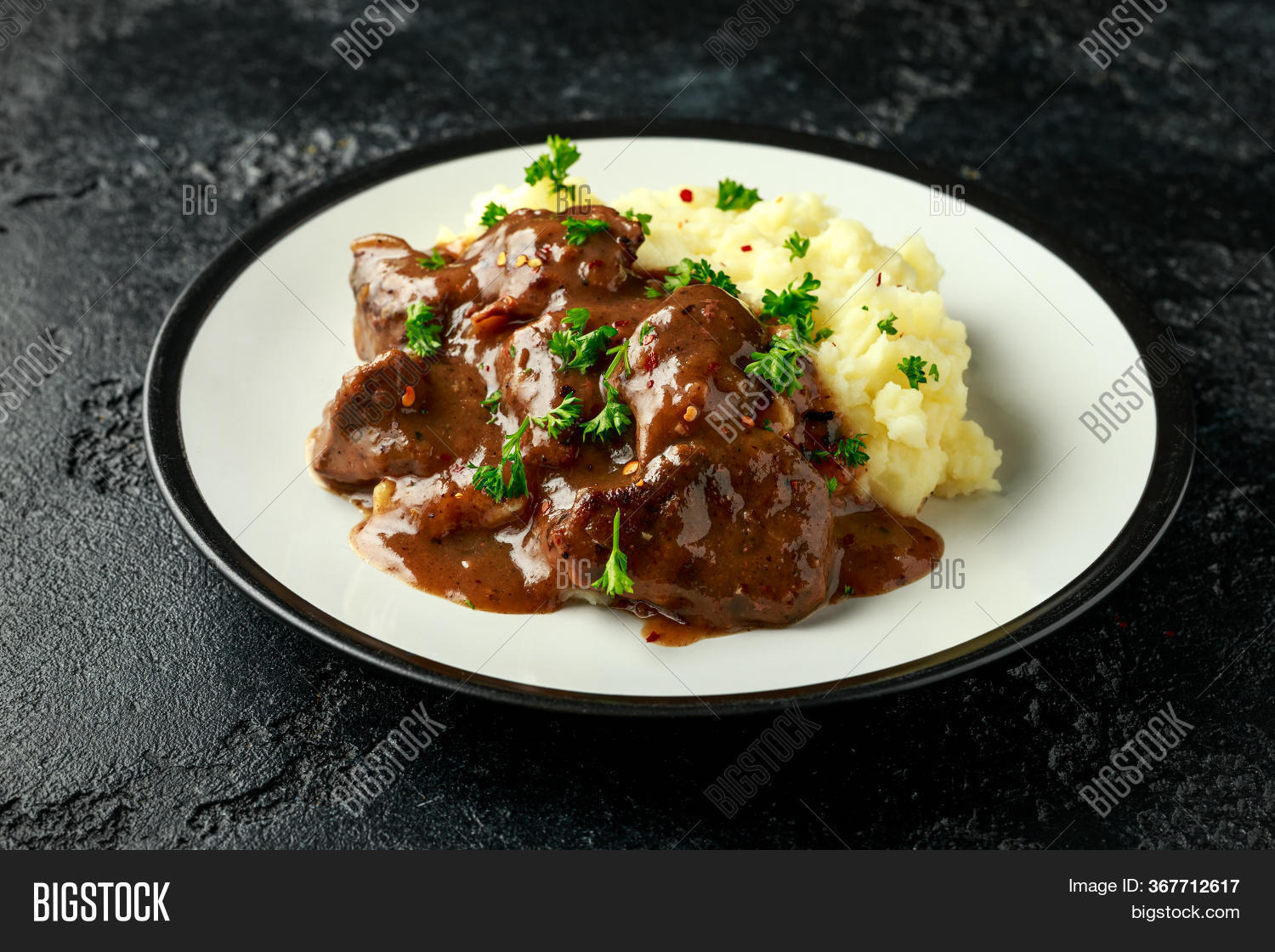 Fried Liver Gravy Image & Photo (Free Trial) Bigstock