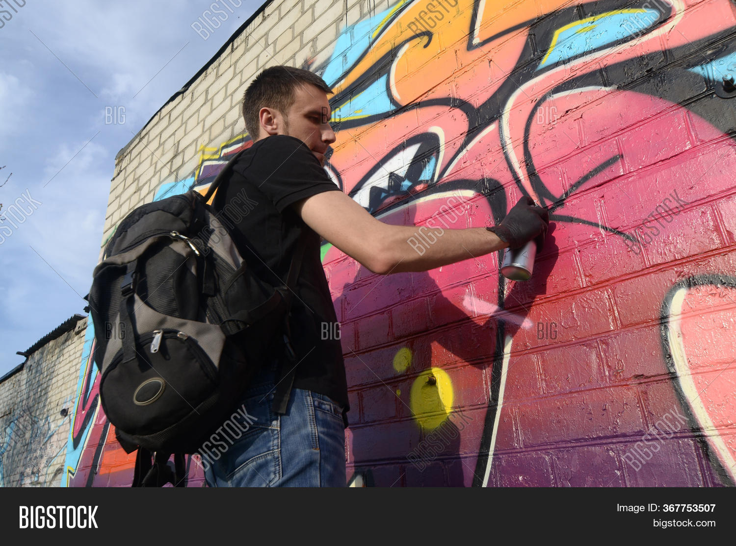 Young Graffiti Artist Image Photo Free Trial Bigstock