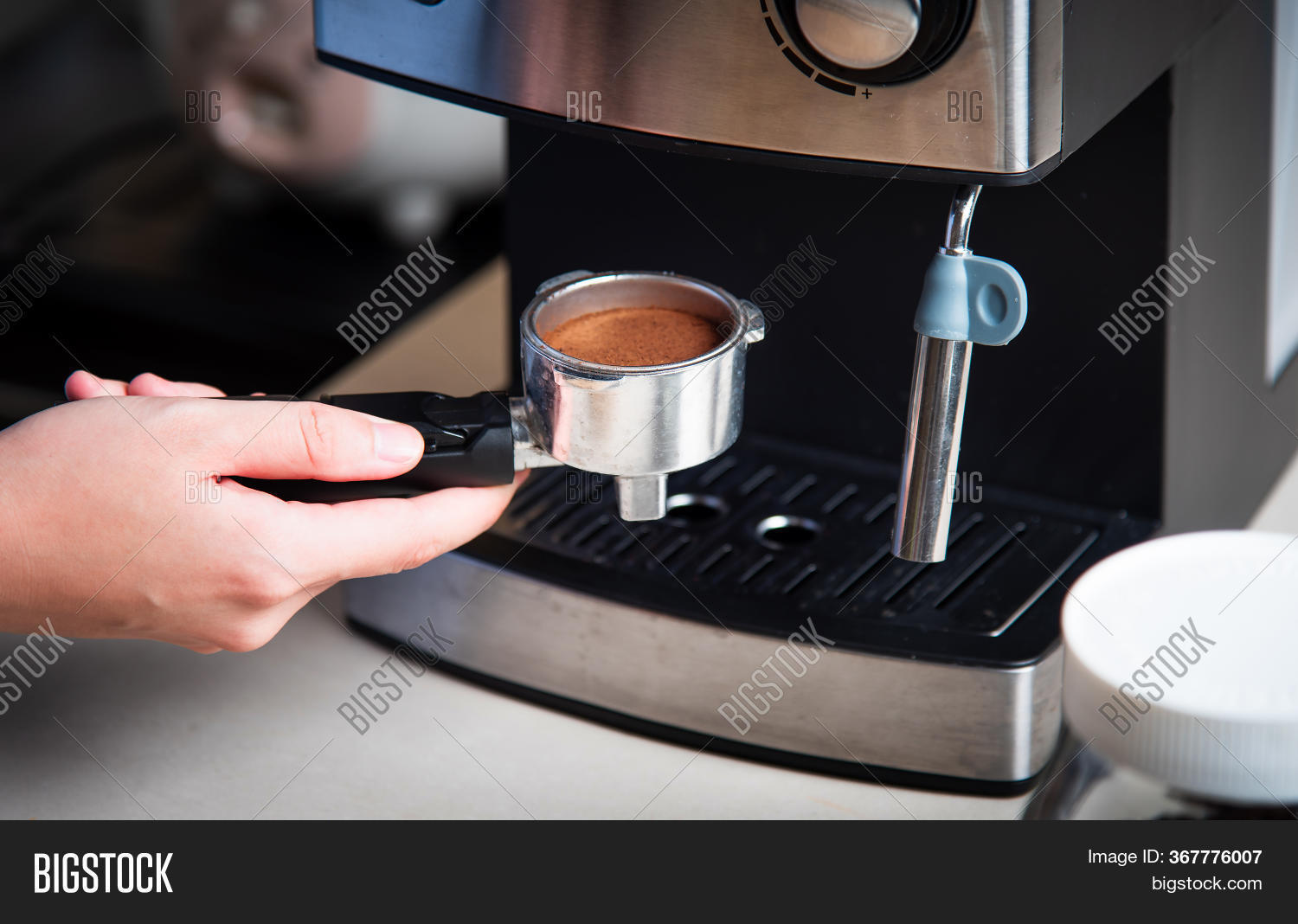 Person Using Espresso Image & Photo (Free Trial) Bigstock