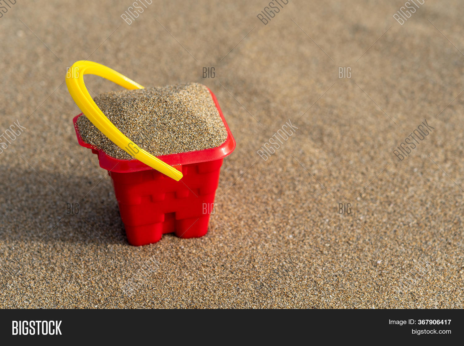 Red Sand Castle Bucket Image & Photo (Free Trial) Bigstock