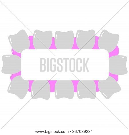 Colourful Vector Frame With Balloons. Invitation Border.
