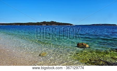 Stones In The Cleanest And Most Transparent Mediterranean Sea