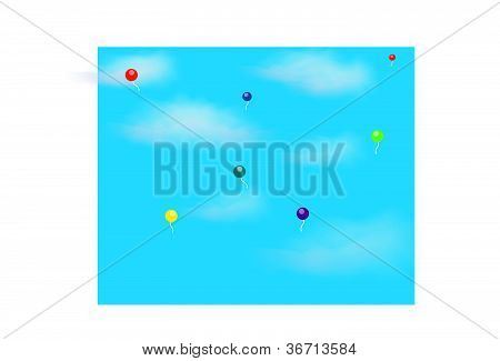 Balony v nebi
