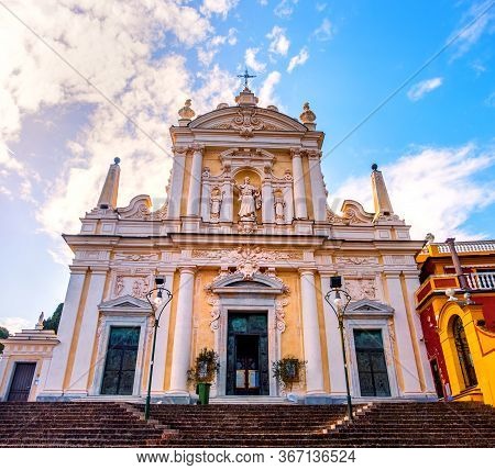 Santa Margherita Church Basilica In Liguria - Local Landmark Of Italy