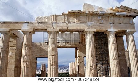 The Oldest Parthenon In The Athens, Greece