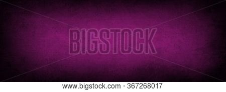 Abstract Grunge Vintage Cement Wall Background With Purpple Color. Old Cement. Concrete With Rough T