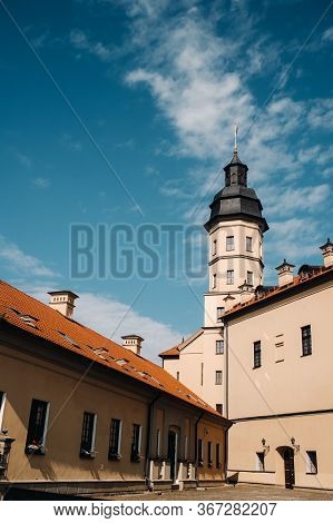 Medieval Castle In Nesvizh, Minsk Region, Belarus.nesvizh Castle