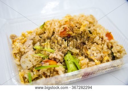 Fried Rice Box Placed Image & Photo (Free Trial) | Bigstock