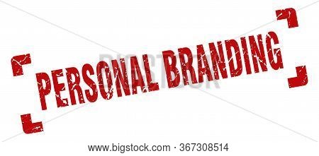 Personal Branding Stamp. Personal Branding Square Grunge Sign. Personal Branding