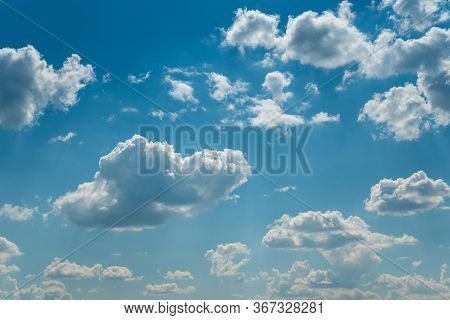 Dramatic Sky With Stormy Clouds. Nature Background