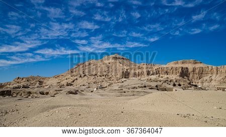 Luxor, Egypt : The Mortuary Temple Of Hatshepsut, Also Known As The Djeser-djeseru, Is A Mortuary Te