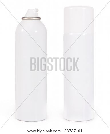 สุขอนามัยภาชนะแยกต่างหากบนพื้นหลังสีขาว