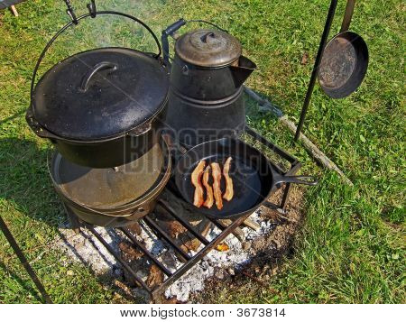 Cucinare all'aperto