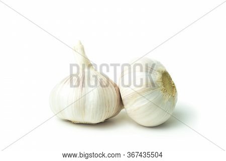 Isolated Garlic (allium Sativum) Has Many Medicinal Properties And Can Be Used For Ingredient Food. 