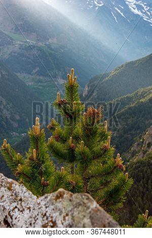 Landscape Of Parc Natural Comunal De Les Valls Del Comapedrosa National Park In Andorra.