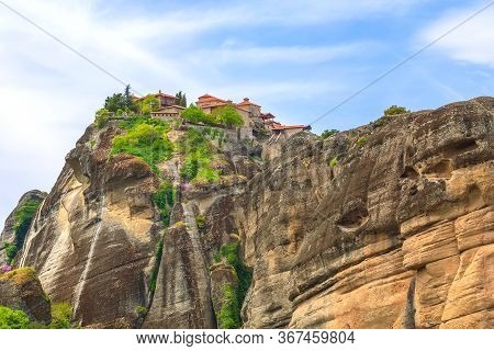 The Great Meteoron Monastery, Meteora Mountain Rock, Trikkala, Greece