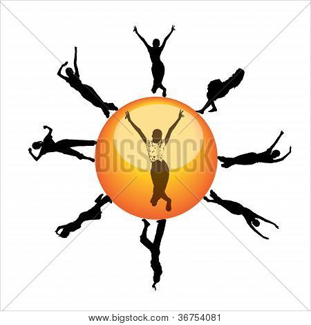 Dancing Silhouettes