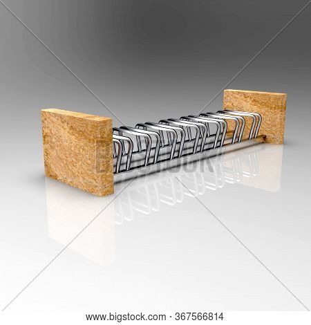 3d Image Of Bicycle Parking 7x View Isometry 00004