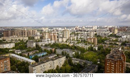 Rostov-on-don, Russia, May 9, 2020: Rostov-on-don Aerial View. Panorama Of The City Of Rostov On Don