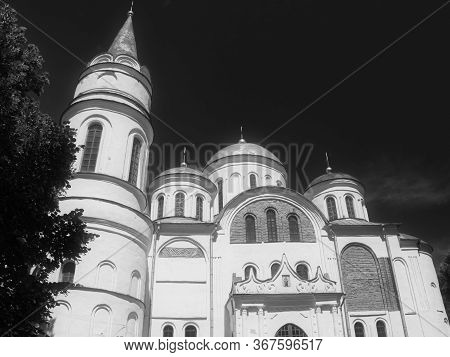 Transfiguration Cathedral In Chernihiv. One Of The Oldest Monumental Buildings In Ukraine. The Main 