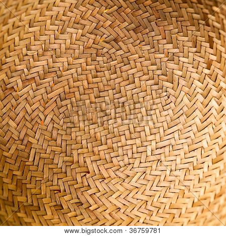 Baggrund. Wicker tekstur close-up foto. Cirkel