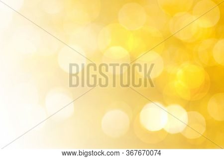 Blurred Golden Background ,holiday Bokeh New Wallpaer