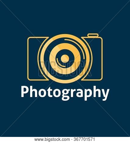 Photography Logo Template. Camera Logo For Photographer Vector Eps File