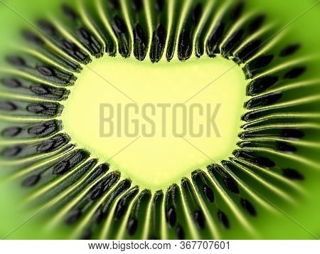 Close-up On A Kiwi With Depth Of Field, 3d Illustration