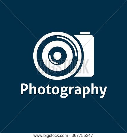 Photography Logo Template For Photographer. Photography Camera Symbol Logo Vector Eps