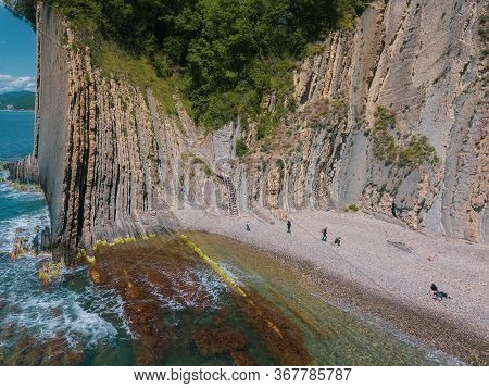 Skala Kiseleva Is A Natural Monument On The Territory Of The Tuapse District Of The Krasnodar Territ