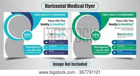 Covid-19 Coronavirus Campaign Flyer Health Horizontal Flyer For Coronavirus Health Flyer Design Hori