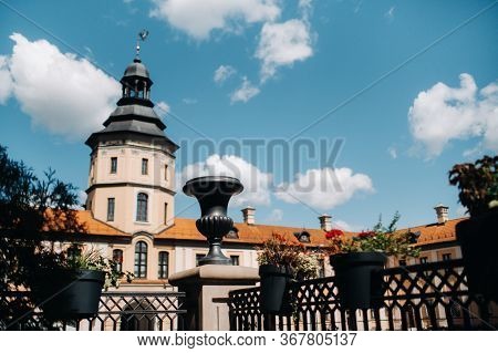 Medieval Castle In Nesvizh, Minsk Region, Belarus.nesvizh Castle
