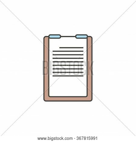 Check List Icon Isolated On White Background. Check List Icon In Trendy Design Style. Check List Vec