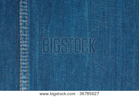 Baggrund af rå Denim stof