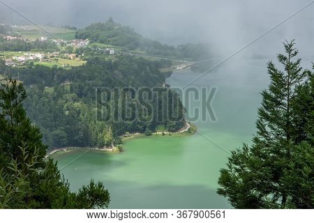 Walk On The Azores Archipelago. Discovery Of The Island Of Sao Miguel, Azores.sete Citades