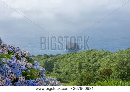 Walk On The Azores Archipelago. Discovery Of The Island Of Sao Miguel, Azores.sete Citades