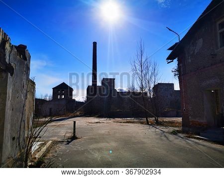 Old Factory Building In The Vidnava In Czech Republic