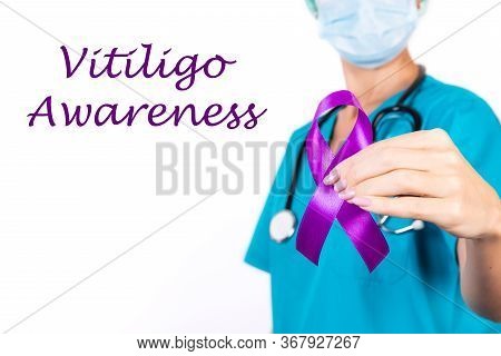 Vitiligo Is A Medical Condition Causing Depigmentation Of Patches Of Skin.
