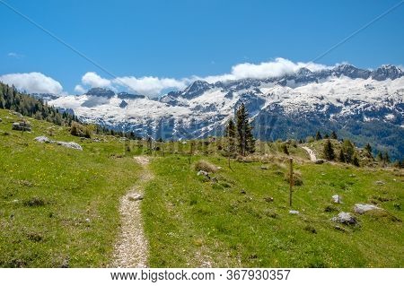 Spring Day In The Majestic Julian Alps, Friuli-venezia Giulia, Italy