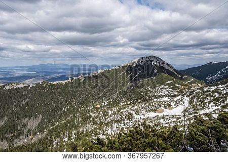 Sivy Peak, Western Tatras Mountain Range, Slovak Republic. Hiking Theme. Seasonal Natural Scene.